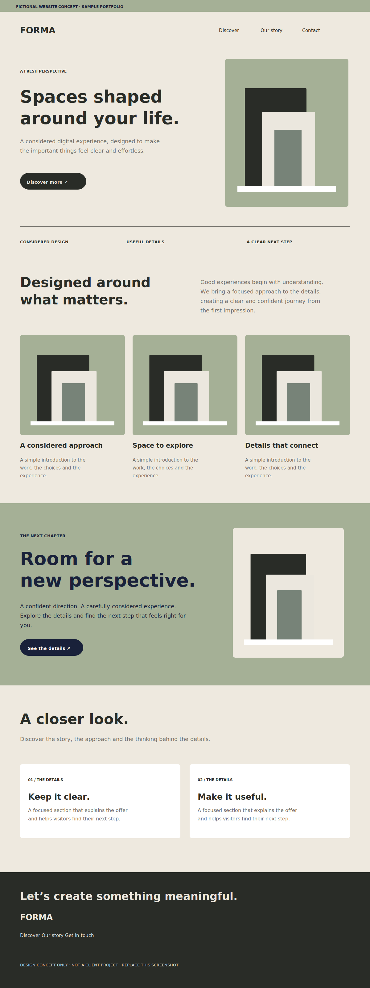 Architecture Website Concept website preview