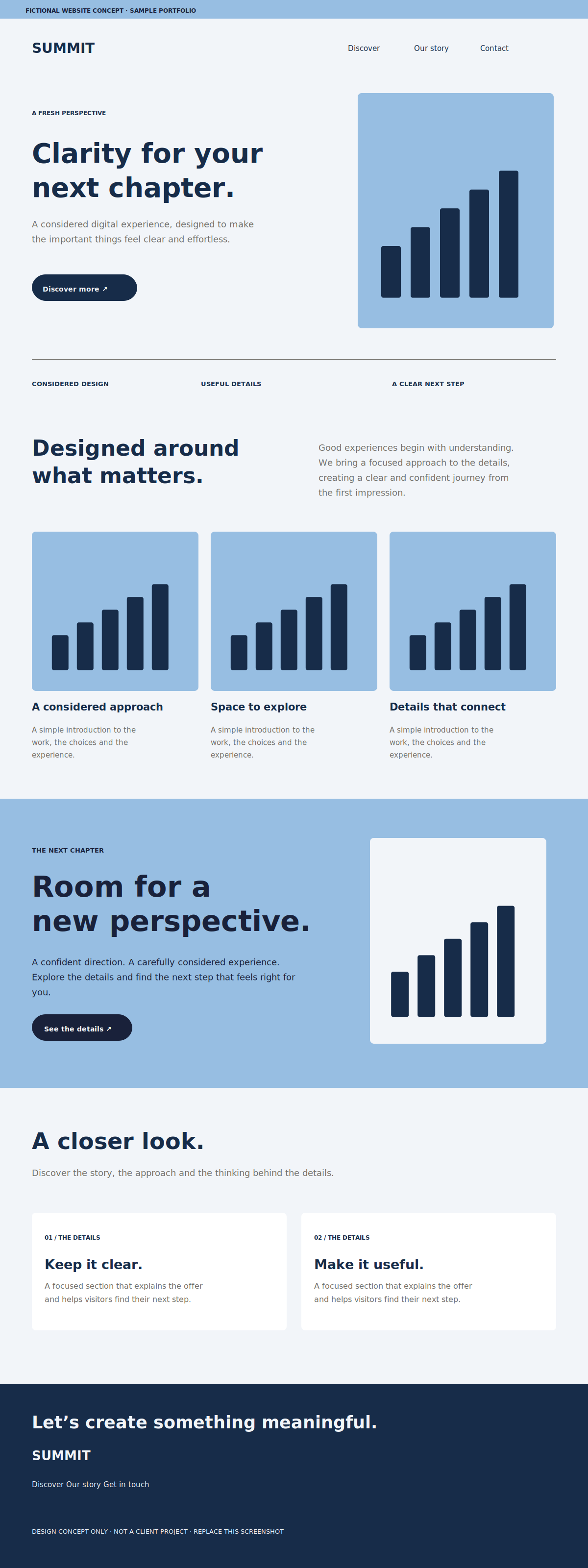 Consulting Website Concept website preview